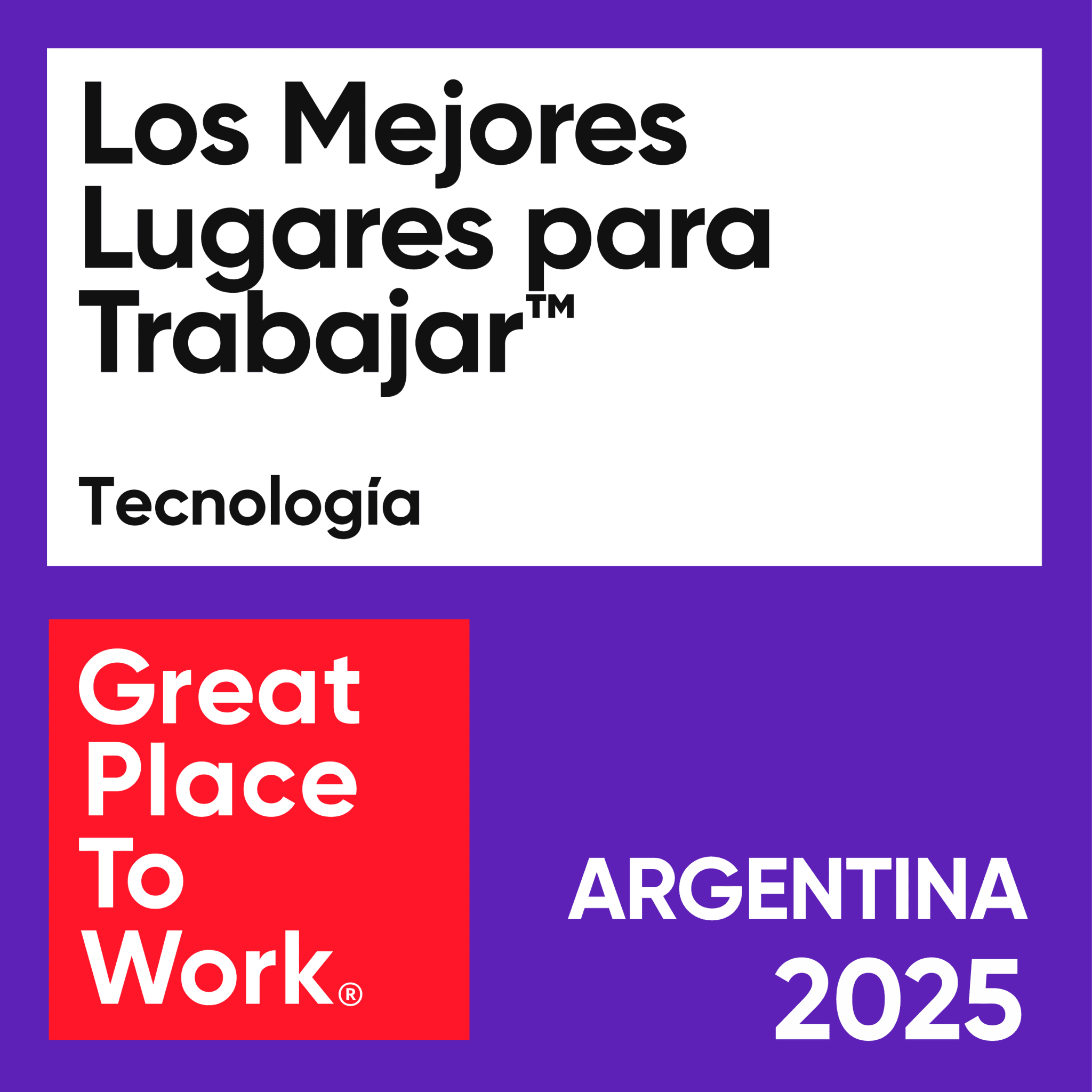 Empresas de tecnología GPTW 2025